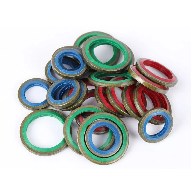 Αυτοκεντρικό 304 ανοξείδωτου χάλυβα Dowty Seal Gasket NBR Rubber Bonded Seal Washer 1