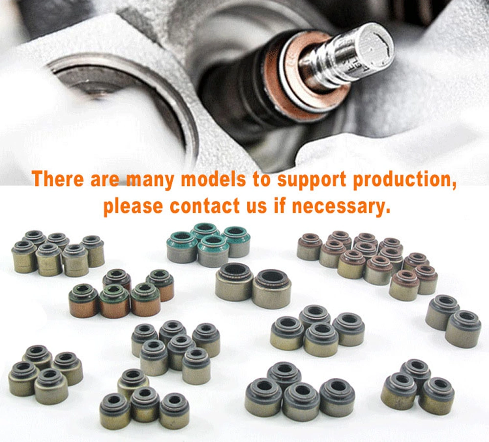 Φαρμακευτικές σφραγίδες βαλβίδας κινητήρα βαλβίδας στέλεχος βαλβίδας οδηγός σφραγίδες NBR FKM καουτσούκ σκελετό λάδι σφραγίδα 0