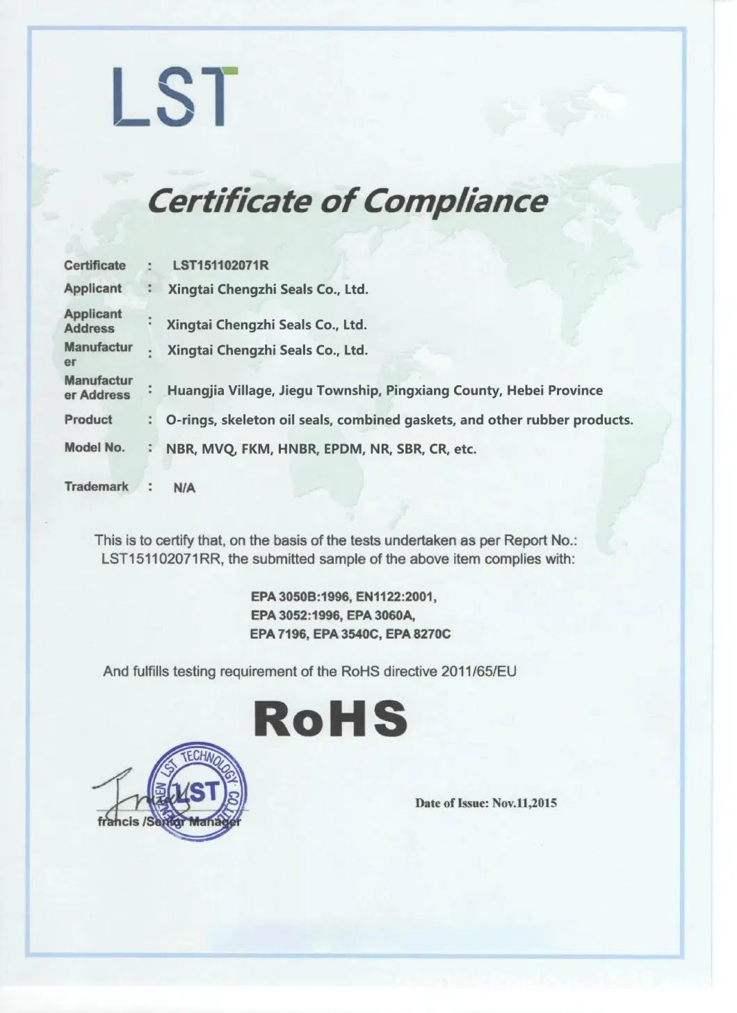 Υψηλής απόδοσης NBR TC OIL SEAL για την αυτοκινητοβιομηχανία και την αεροδιαστημική βιομηχανία 4